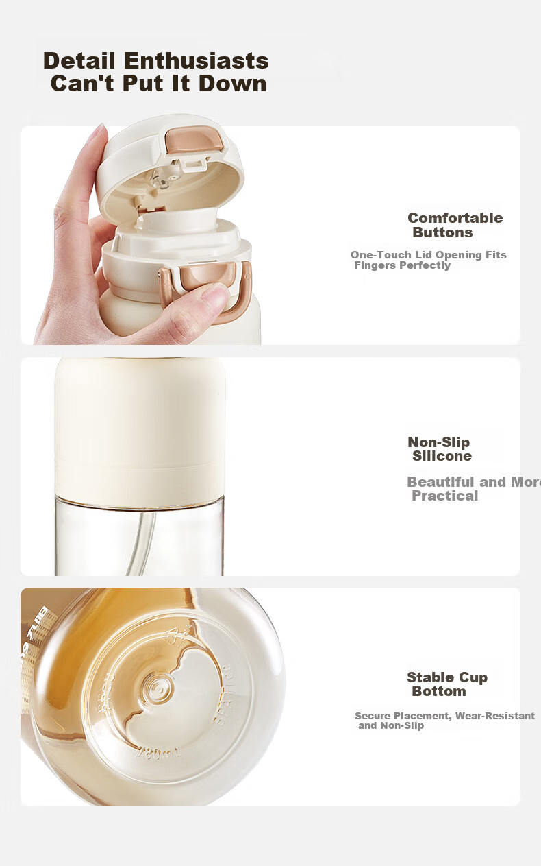Joyoung Large Capacity Plastic Straw Cup Summer PPSU Water Bottle for Pregnant Women, Children, and Students High-Quality Water Bottle 15