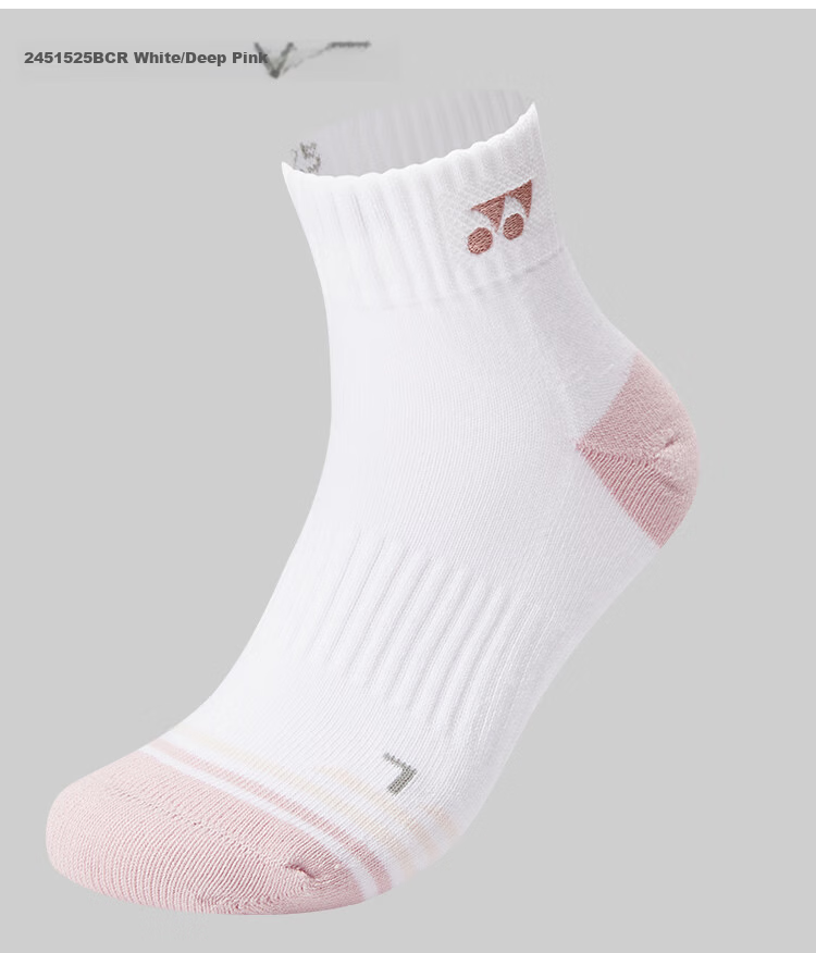 Yonex Yonex Women's Professional Sports Thickened Towel Sole Badminton Socks 245144BCR Bright Mixed Color 3 Pairs Pack 8