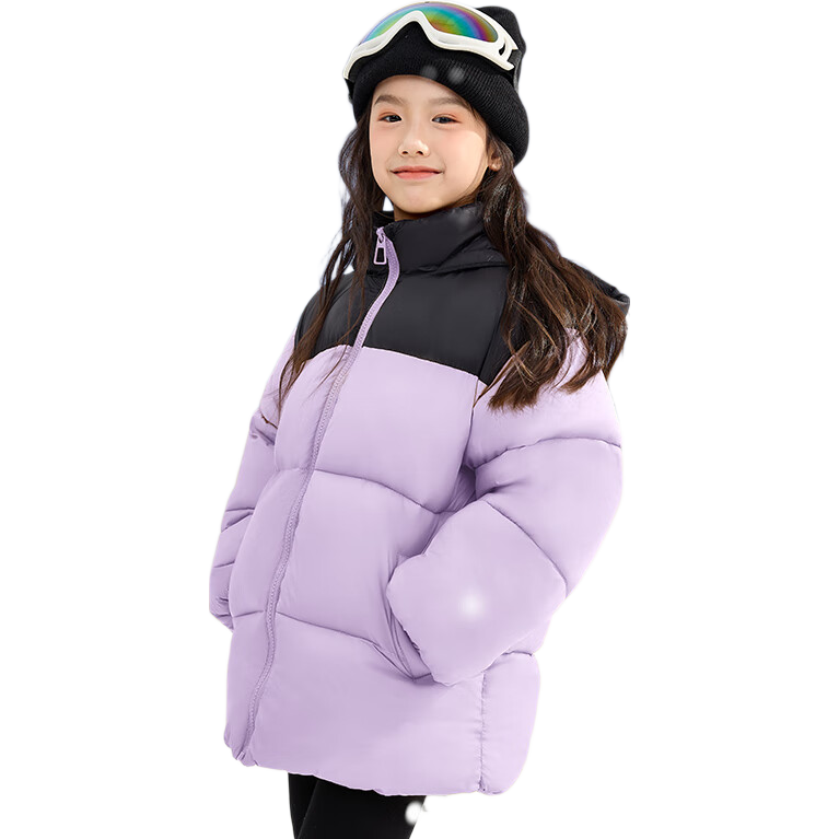 Baleno Children's Cotton Padded Jacket Winter 2025 Style for Older Kids, Red Lucky Year Warm Cotton Coat for Boys And Girls, New Year Padded Outerwear