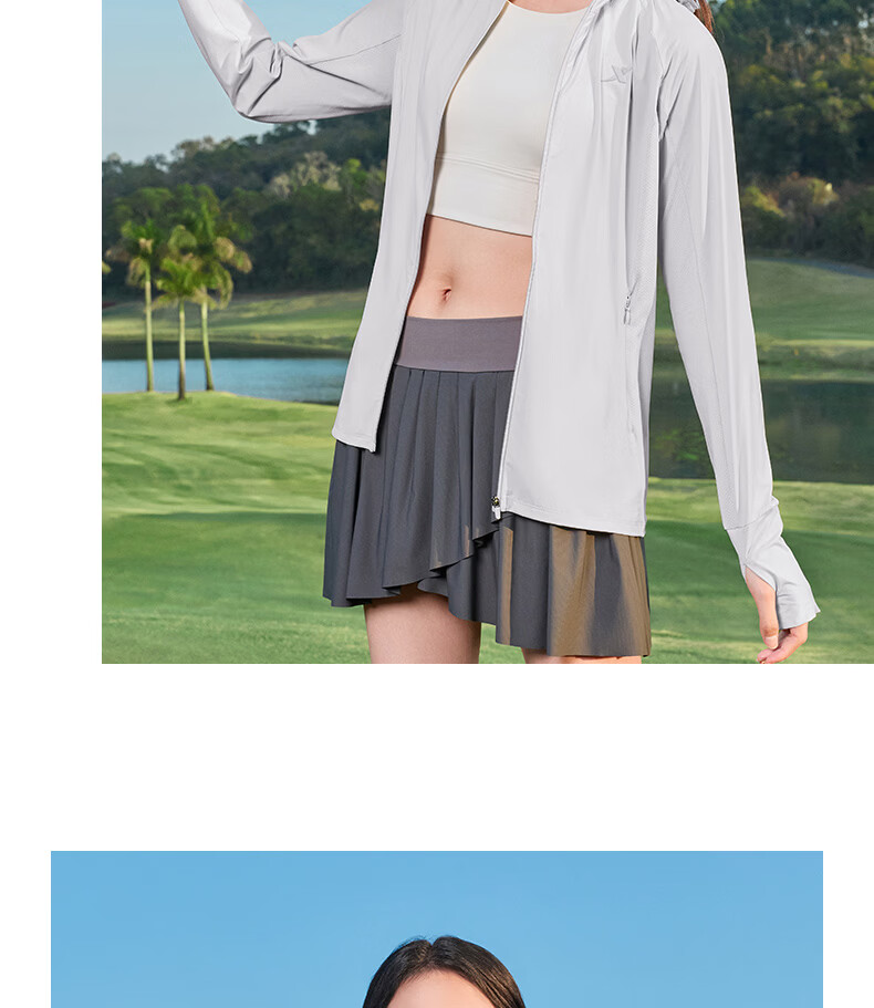 Xtep Mianmian Ice 4.0 Women's Sunscreen Jacket 2026 Summer New Outdoor Original Yarn Ice Silk Skin Jacket Lightweight Breathable Coat 30