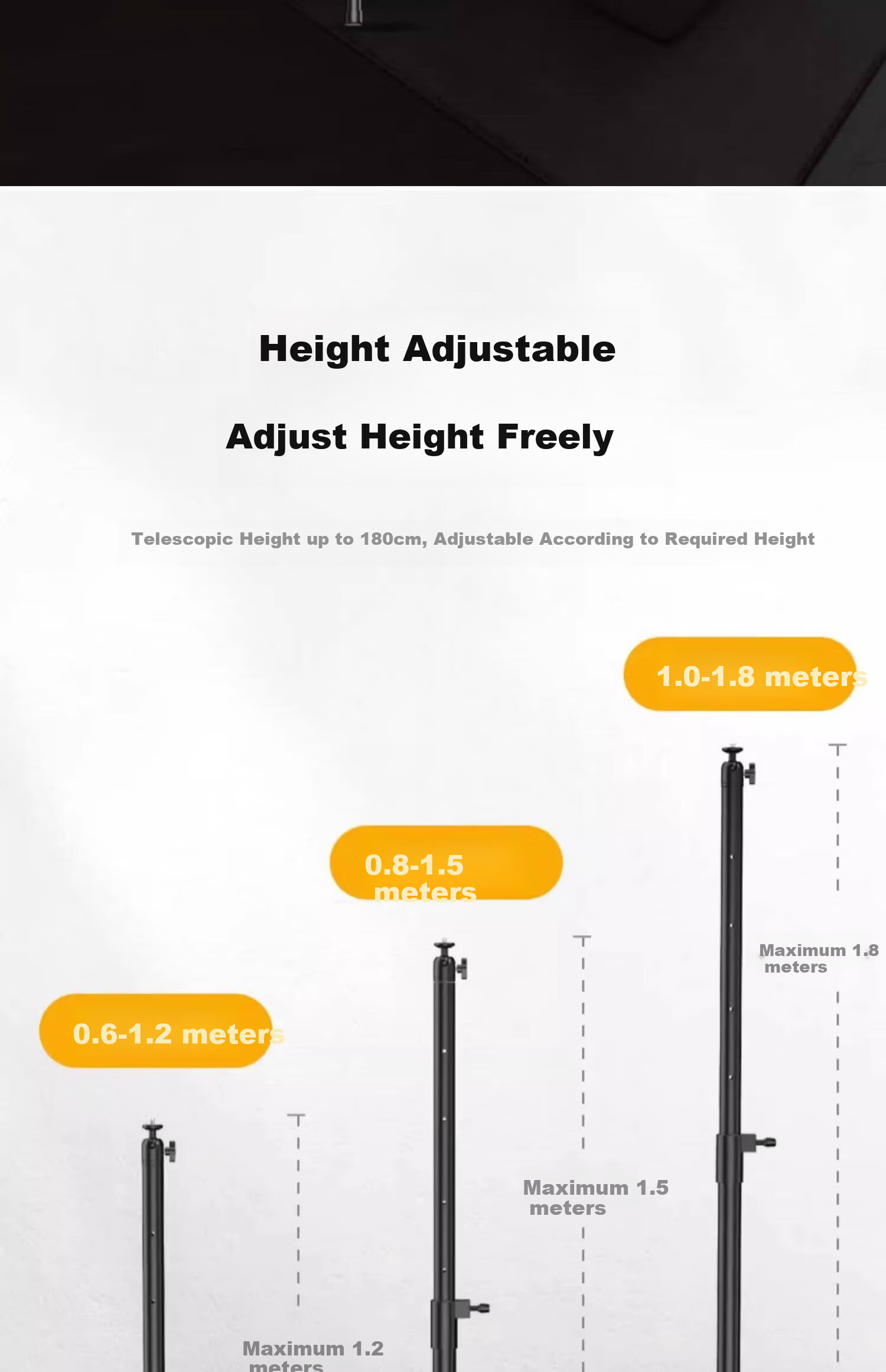 ASKE Projector Floor Stand Tripod Tray Bracket Compatible with Xiaomi, JmGO, XGIMI Wall-Mounted Projectors, No-Drill Installation for Dangbei 10
