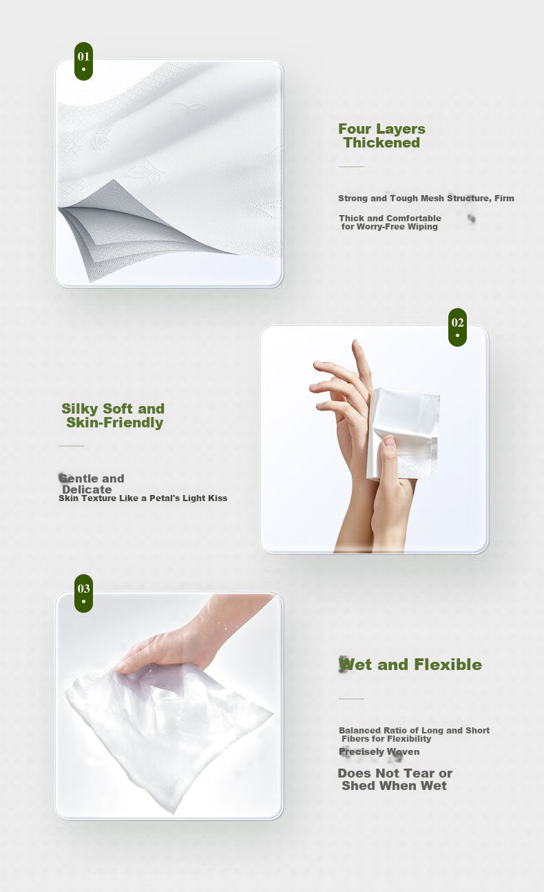 Mind Act Upon Mind Handkerchief Paper, Thickened 4-Ply, 7 Sheets*24 Packs, Water-Resistant And Not Easily Torn, Yangye Ersheng Handkerchief Paper 4