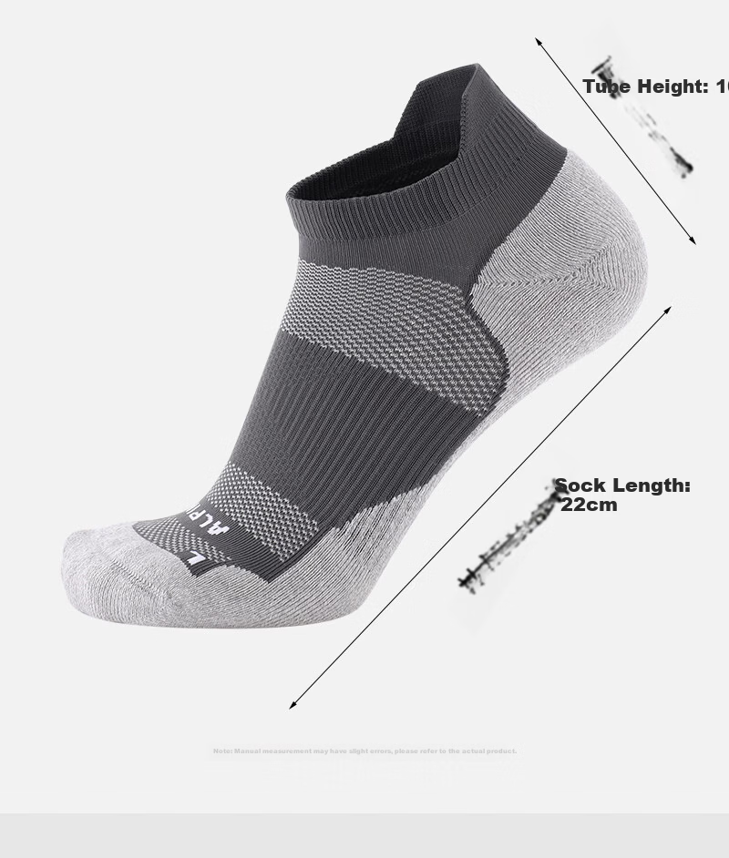ALPINT MOUNTAIN CoolMax Professional Marathon Running Socks Moisture-Wicking Outdoor Sports Socks Trail Running Men 6