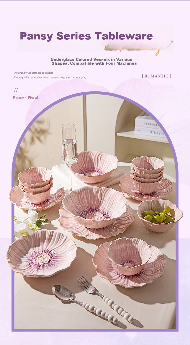 Modern Housewife Tableware Wedding Engagement Gift Set Bowls Plates Chopsticks Home Use 4