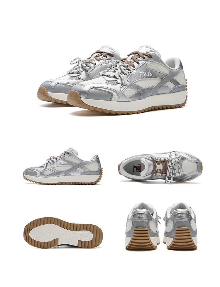 FILA Fila Agan Shoes [Yang Mi Same Style] Women's 2026 Spring Wisteria Shoes VITE Simple Fashion Casual Shoes 36