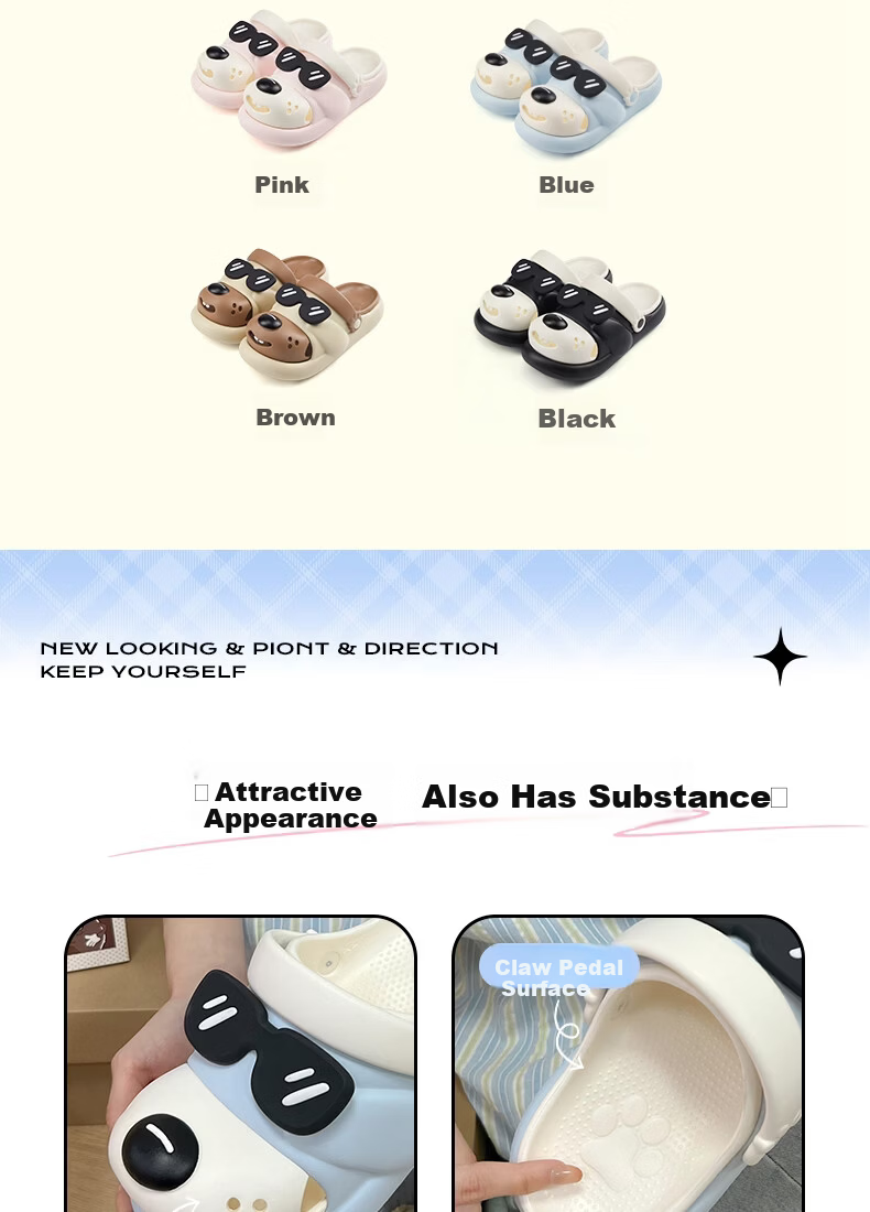 YUZHAOLIN Cute Cartoon Parent-Child Kids Outdoor Closed-Toe Clogs 5