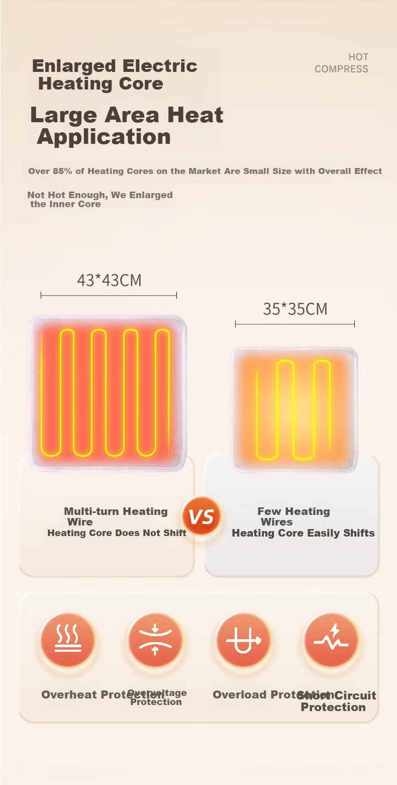JEPPE Moxibustion Heating Seat Cushion Office Long Sitting Female Mugwort Meditation Cushion Hip Heat Therapy Health Care Heating Pad 3