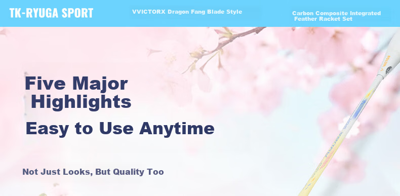 VICTOR Victory Badminton Racket Children's Beginner Entry-Level Entertainment Offensive Racket TK-RYUGA SPORT TK - [Single Racket] 4