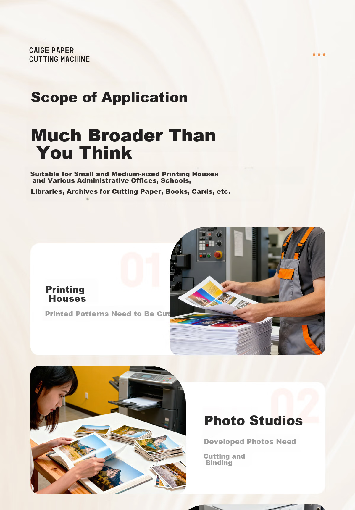 Caige A4 Steel Paper Cutter Manual Paper Trimmer Metal Photo Cutter Office Home Small Size 4