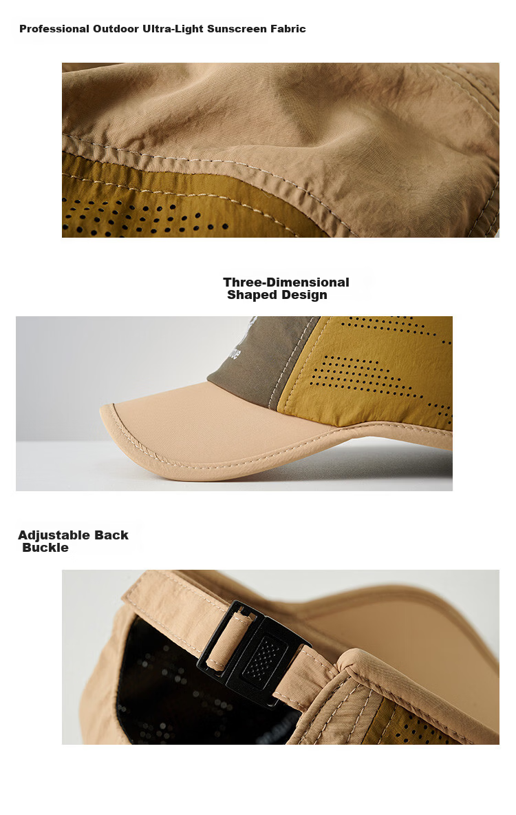 Zhenxiang Men's Spring Summer New Colorblock Baseball Cap Outdoor Sports Sun Protection UV Protection Duckbill Hat Y1121 11
