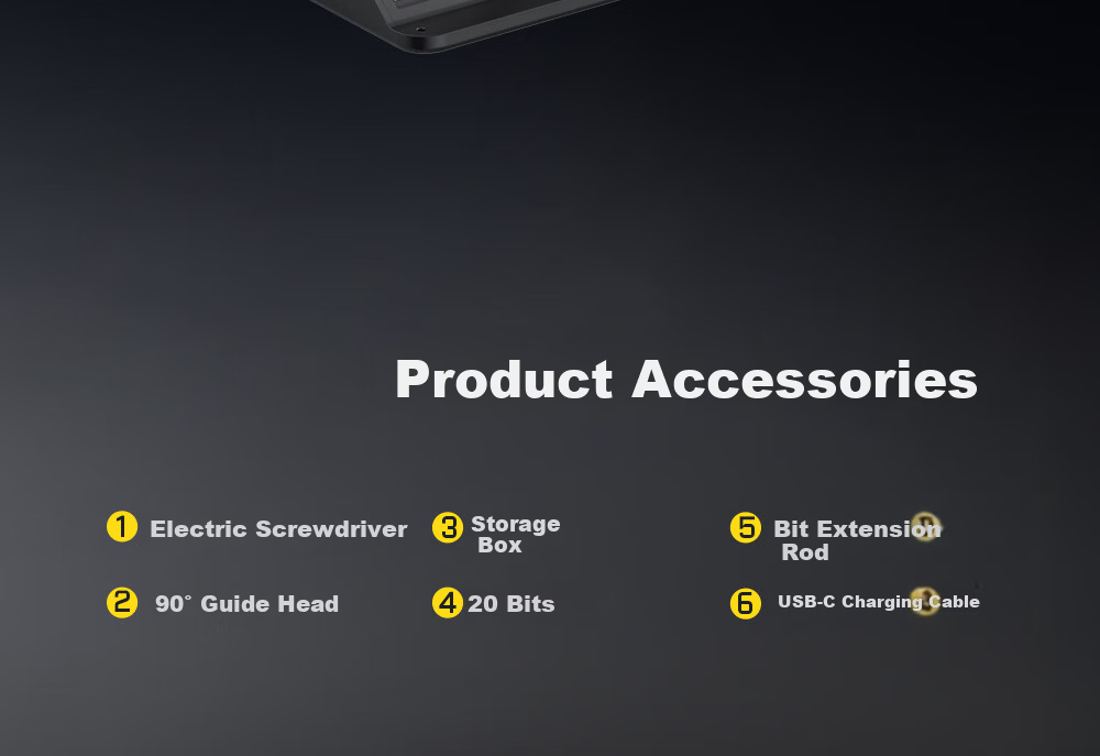 Fanttik S2 Pro Straight Handle Electric Screwdriver Multifunctional 7-Speed Adjustable Household Furniture Assembly Screwdriver 27