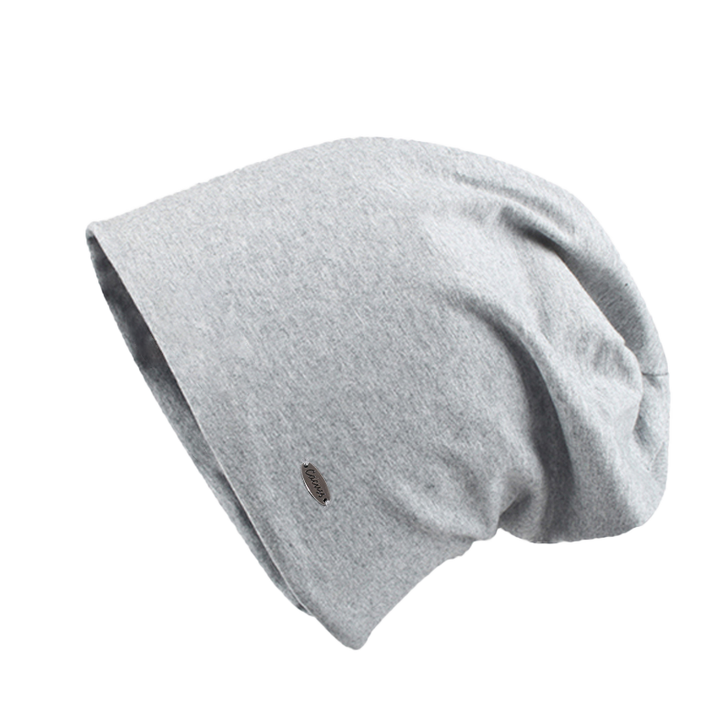 CACUSS Men's Hat, Spring And Autumn Thin Cotton Balaclava, Air Conditioning Sleeping Warm Maternity Cap, Light Large Size