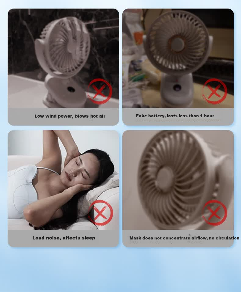 Kumeng Desktop Mini Turbo USB Air Circulation Fan for Dormitory, Student Desk, Office, and Home Use 3