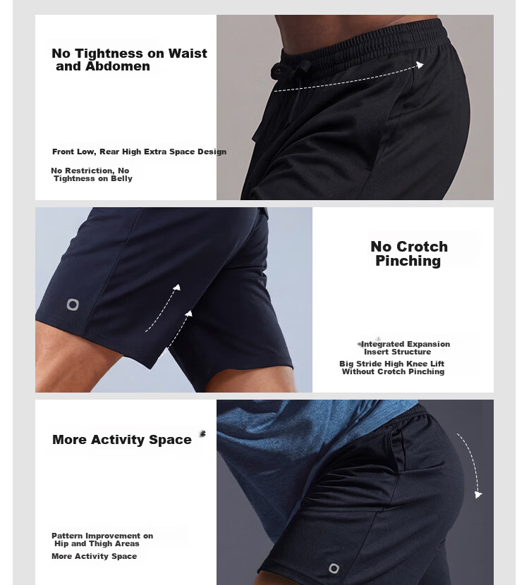 JD Jingzao Summer New Ultra-Light Quick-Dry Running Sports Shorts for Men Fitness Training Ultra-Thin Casual Shorts Black S 11