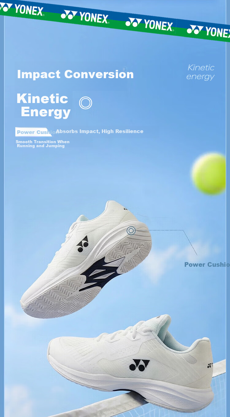 YONEX Badminton Shoes for Women, Breathable And Non-Slip, Suitable for All Court Types, SHTSCLGEX, Pearl Pink, Size 38 4