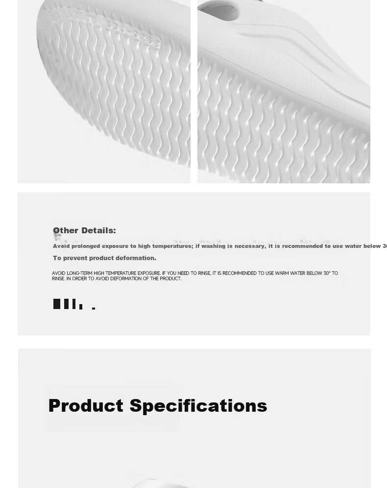 Warrior Official Summer 2026 Outdoor Cushioned Flip Flops for Men, White and Black, Size 38-39 17
