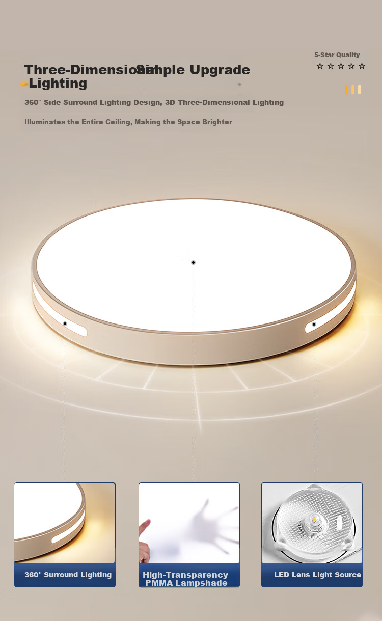 ARROW Brand Ceiling Light LED Fixture for Bedroom, Living Room, Study Room, Thin Style Bedroom Lamp 1