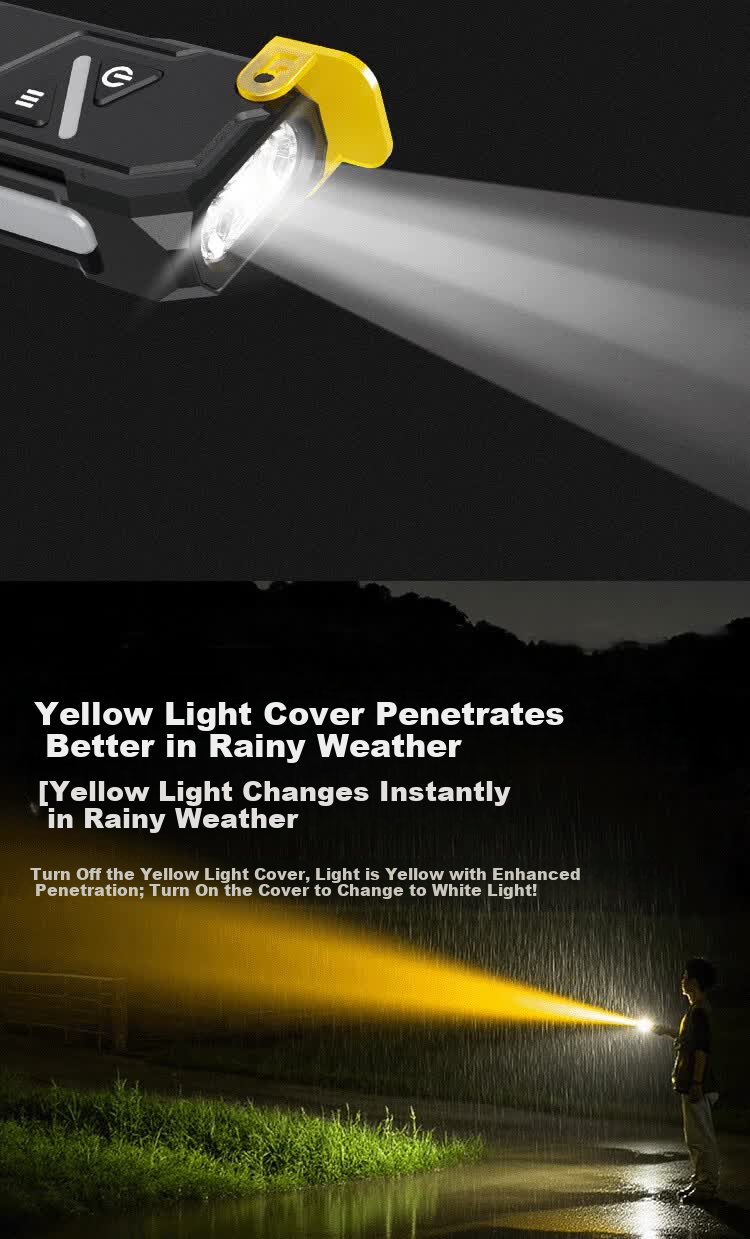 Cavalry DT009 Multifunctional Flashlight High Brightness Rechargeable Compact Portable Outdoor Magnetic Work Light 6