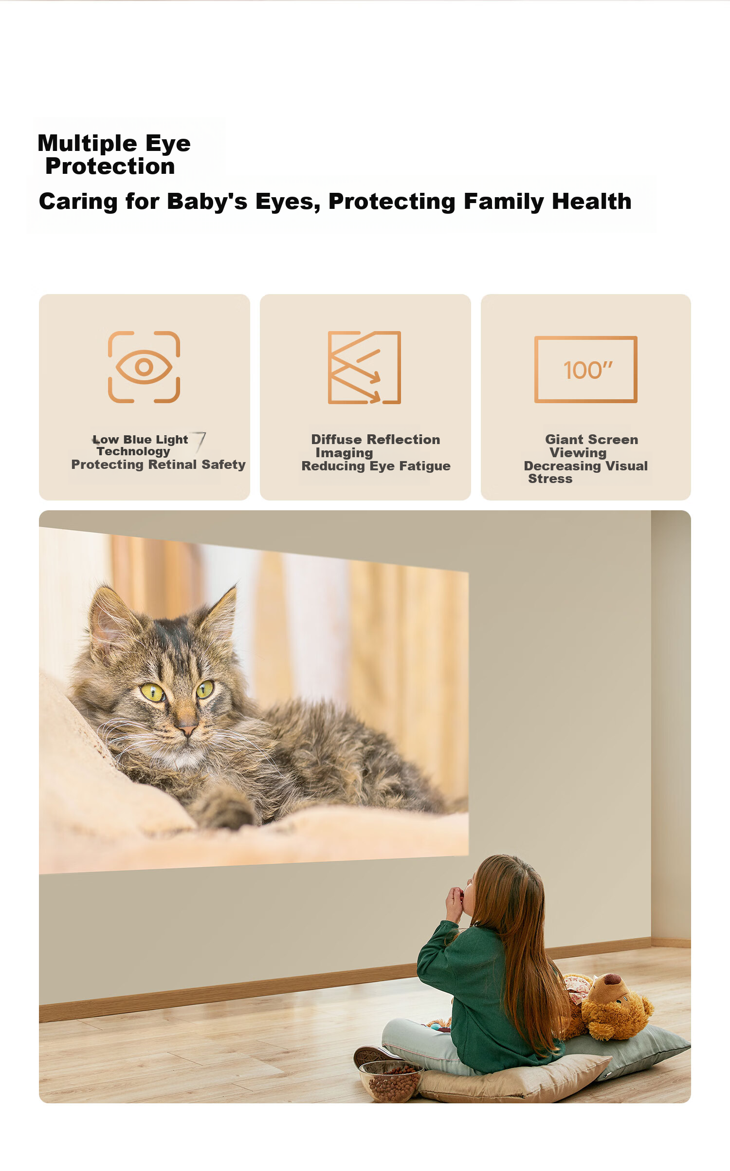 XGIMI Z6X 5th Generation [550CVIA] Home Bedroom 1080P HD True Brightness Slim Projector Smart Home Theater 2-Year Warranty 15