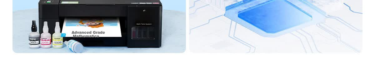 Brother T428W Wireless Home Printer Color Ink Tank Continuous Ink Supply Printer Error Correction Color Inkjet Wireless Remote Printing Copier Scanner All-in-One 435AI Learning Model 2