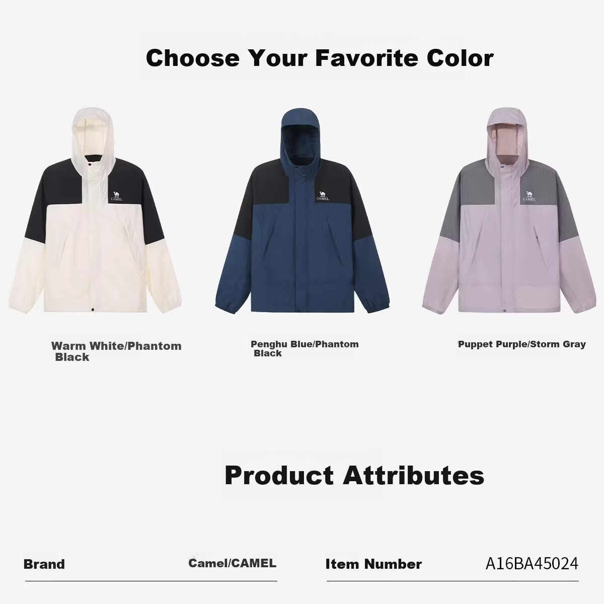 CAMEL Outdoor Sun Protection Jacket 2026 Spring Summer New UPF700+ Unisex Cooling Windproof Water-Repellent Sports Jacket 5024 25