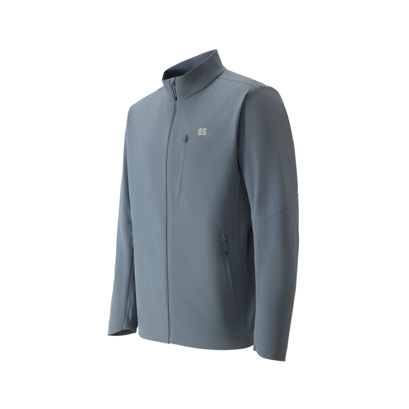 KOLON SPORT Men's Outdoor Softshell Jacket Cooling Touch UPF50+ Windproof Black BK L