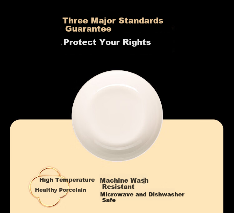 One's Member No.1 Bone China Bowl and Plate Set Home Simple Pure White Underglaze Color Tableware Housewarming Gift Box 19