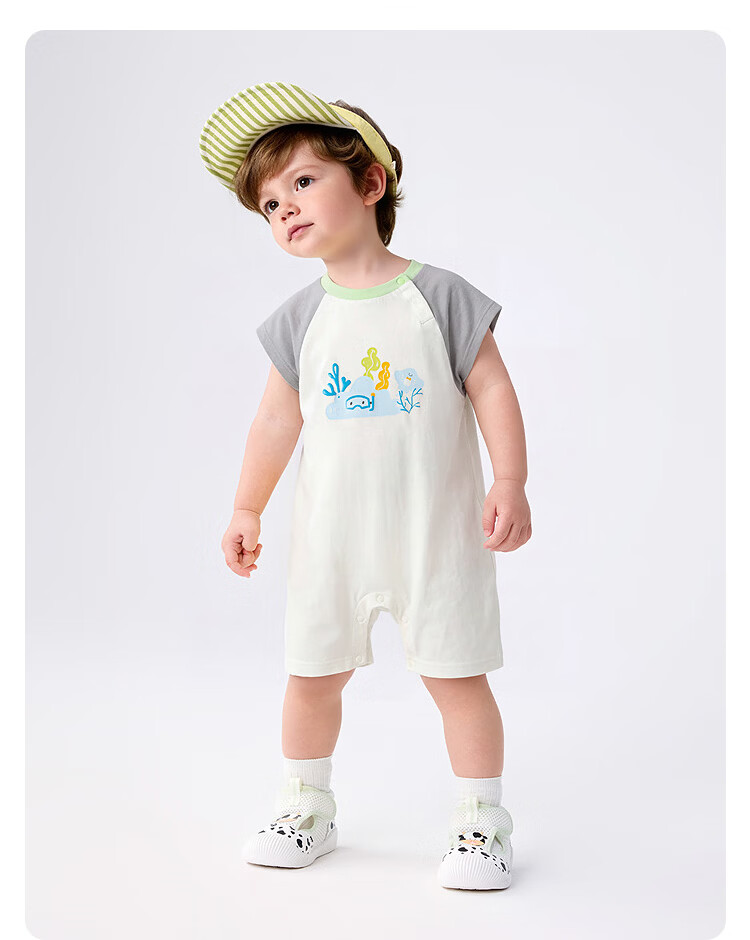 Balabala Kids Baby Romper Short Sleeve Newborn Infant Breathable Cute Summer 2026 29
