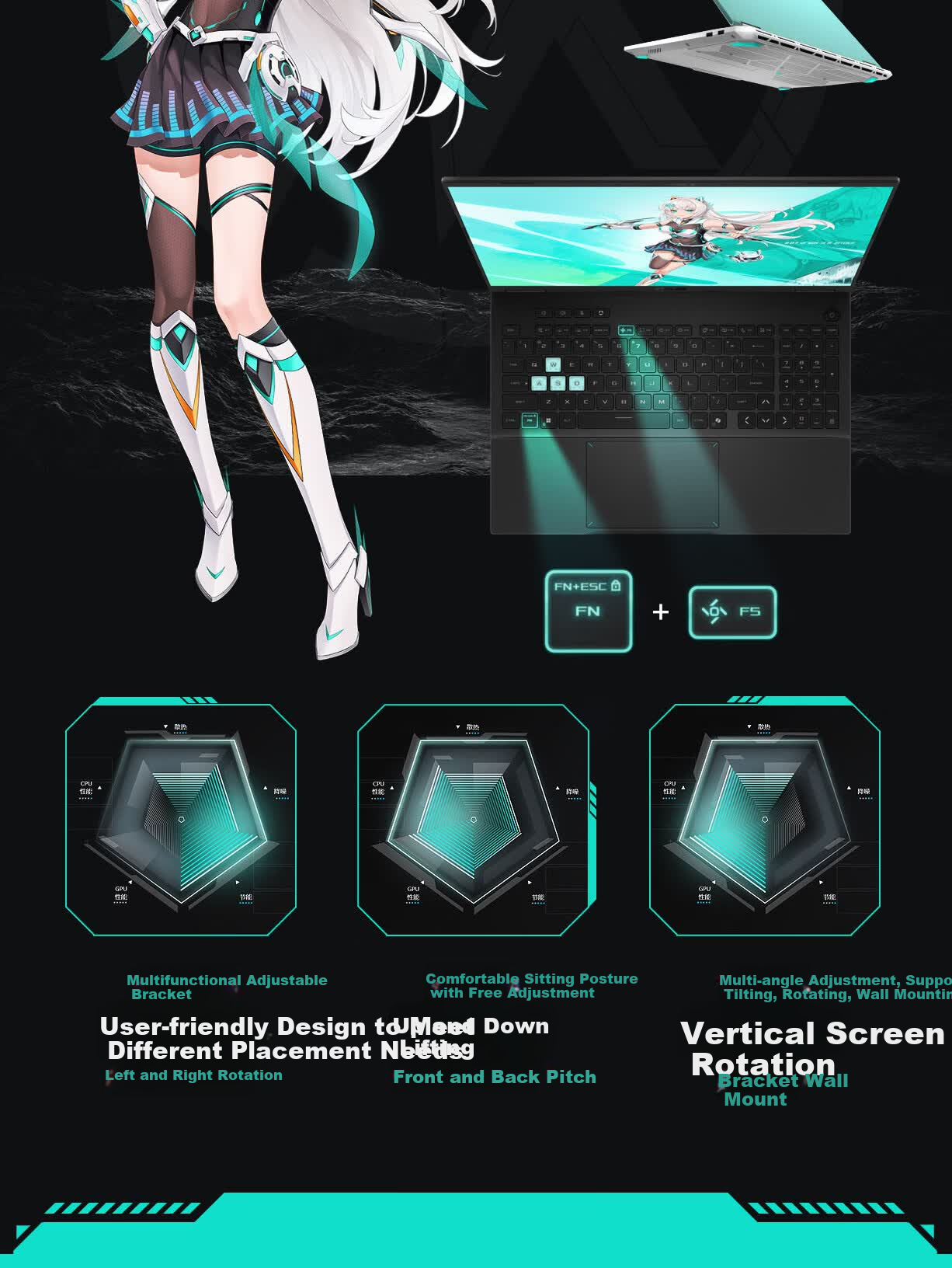 ASUS TUF Gaming F17 Pro Ryzen Edition National Subsidy 16-inch Gaming Laptop (Ryzen 9 9955HX, 16GB RAM, 1TB SSD, RTX 5060, 2.5K 300Hz) Gray 11