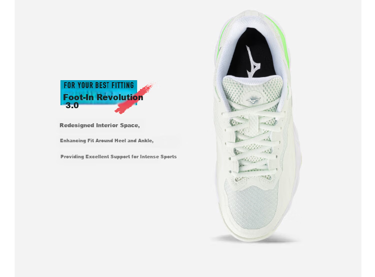 Mizuno Women's ENFORCE COURT Tennis Shoes New Professional Sports Shoes Pickleball Shoes Light Green Size 38 2