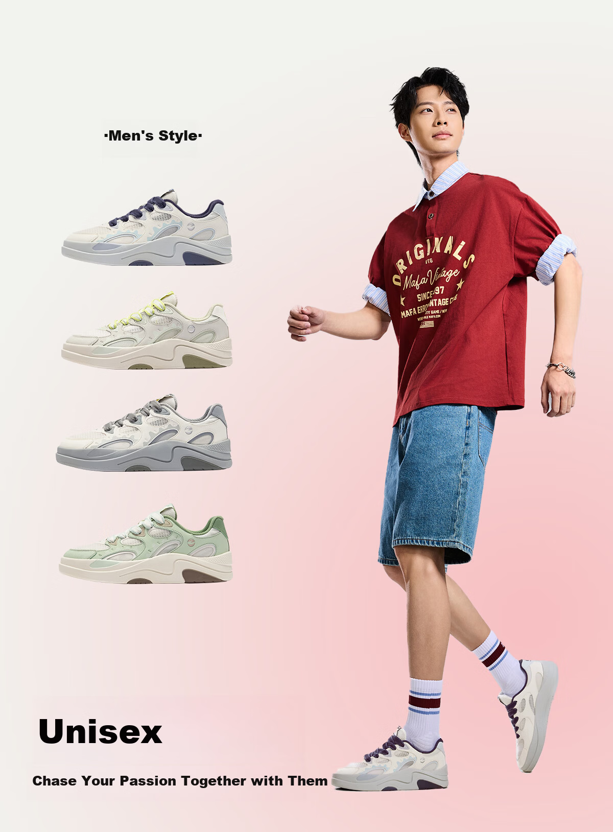 ERKE Women's Sneakers 2026 Summer New Comfortable Breathable Thick Sole Height Increasing Casual Sports Shoes | Bingguo 7