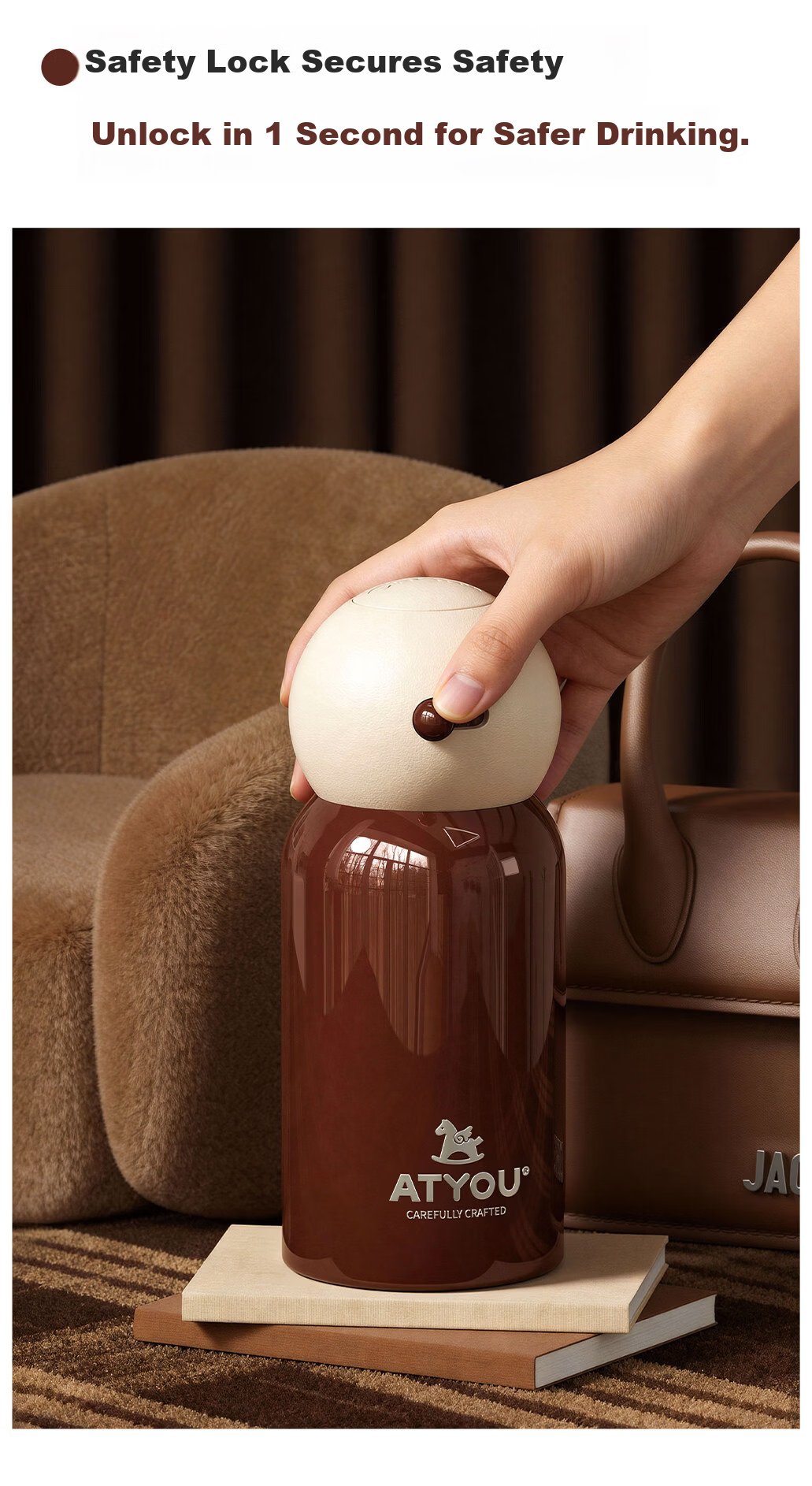 ATYOU Mini Insulated Coffee Cup for Women High-Value Small Portable Pocket Water Bottle Gift 26 New Model 11