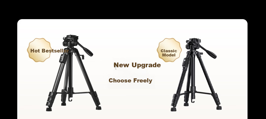 YUNTENG 860 Professional Tripod with Spiked Feet, Hydraulic Head for DSLR, Mirrorless Camera, Camcorder, Smartphone, Vlog Video Shooting, Live Streaming, Outdoor Travel Photography Stand 7