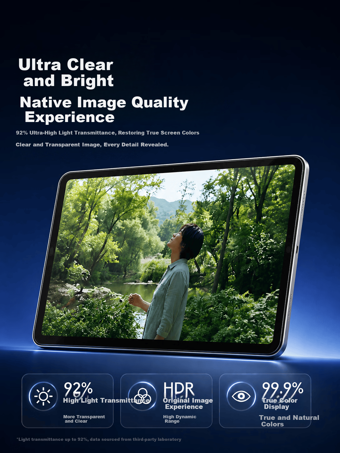 JD Jingzao iPad Mini 6/7 Dust-Free Tempered Glass Screen Protector Full Coverage Anti-Fingerprint Explosion-Proof HD Anti-Scratch Blue Light Resistant Tablet Film 3