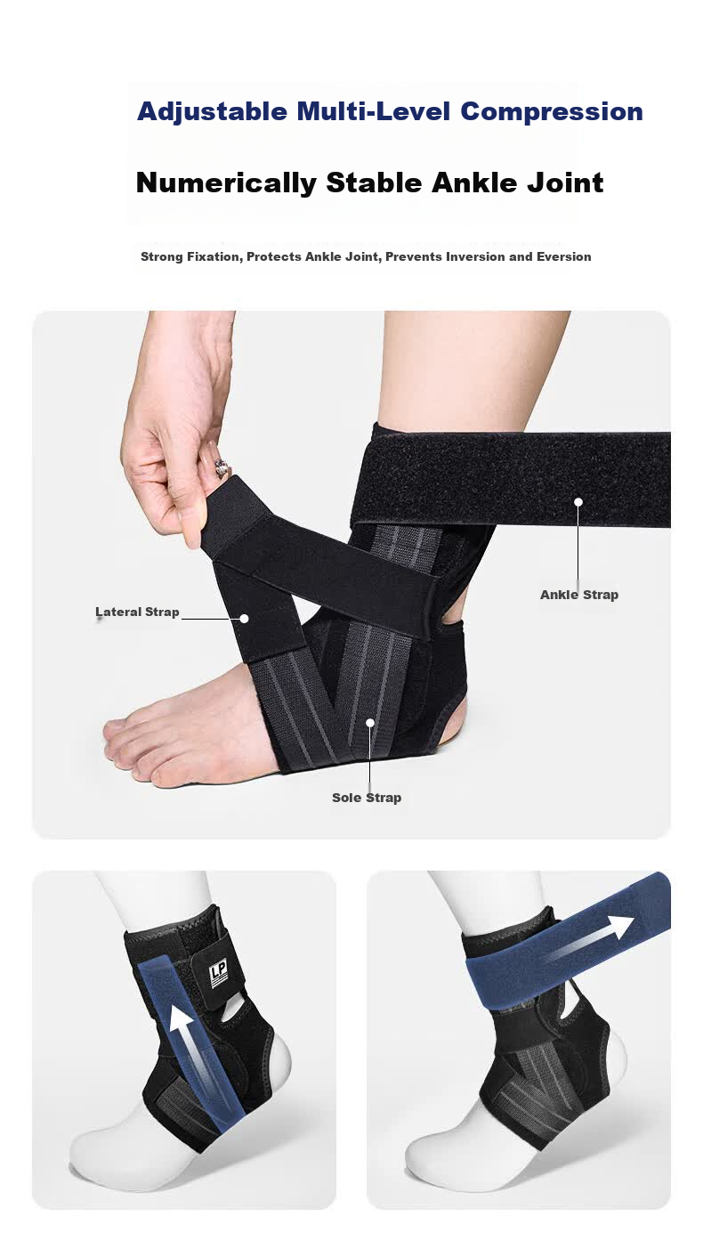LP Ankle Brace Anti-Sprain Support Stabilizer Fracture Orthosis Rehabilitation Sports Joint Protector Unisex 1