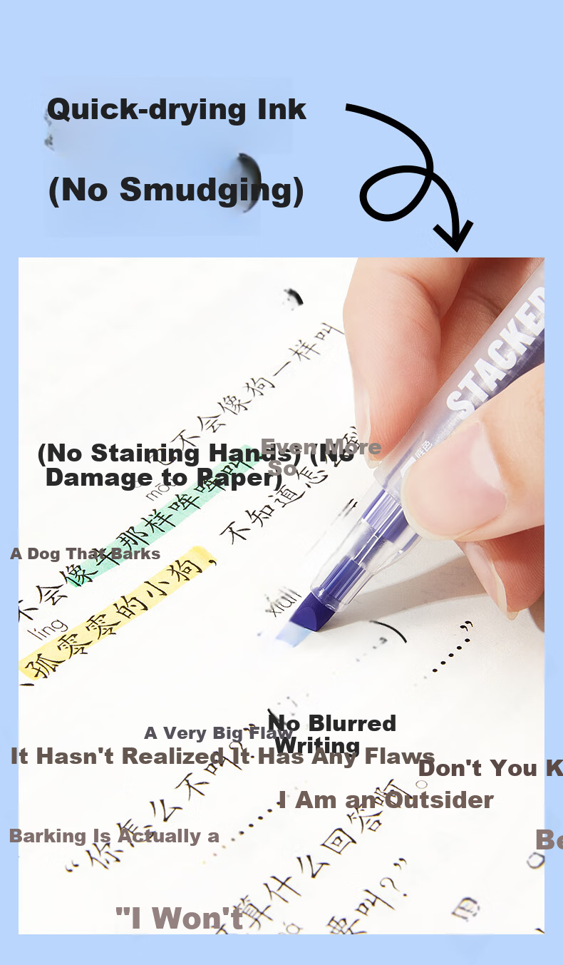 Touch Mark Colorful Highlighter Gel Pen, 18 Colors, Luminous Sand Fluorescent Pen, Elementary School Student Planner Handwritten Report Pen, Specialized Marker Pen for Notes, Children's Day Birthday Gift for Boys And Girls 4