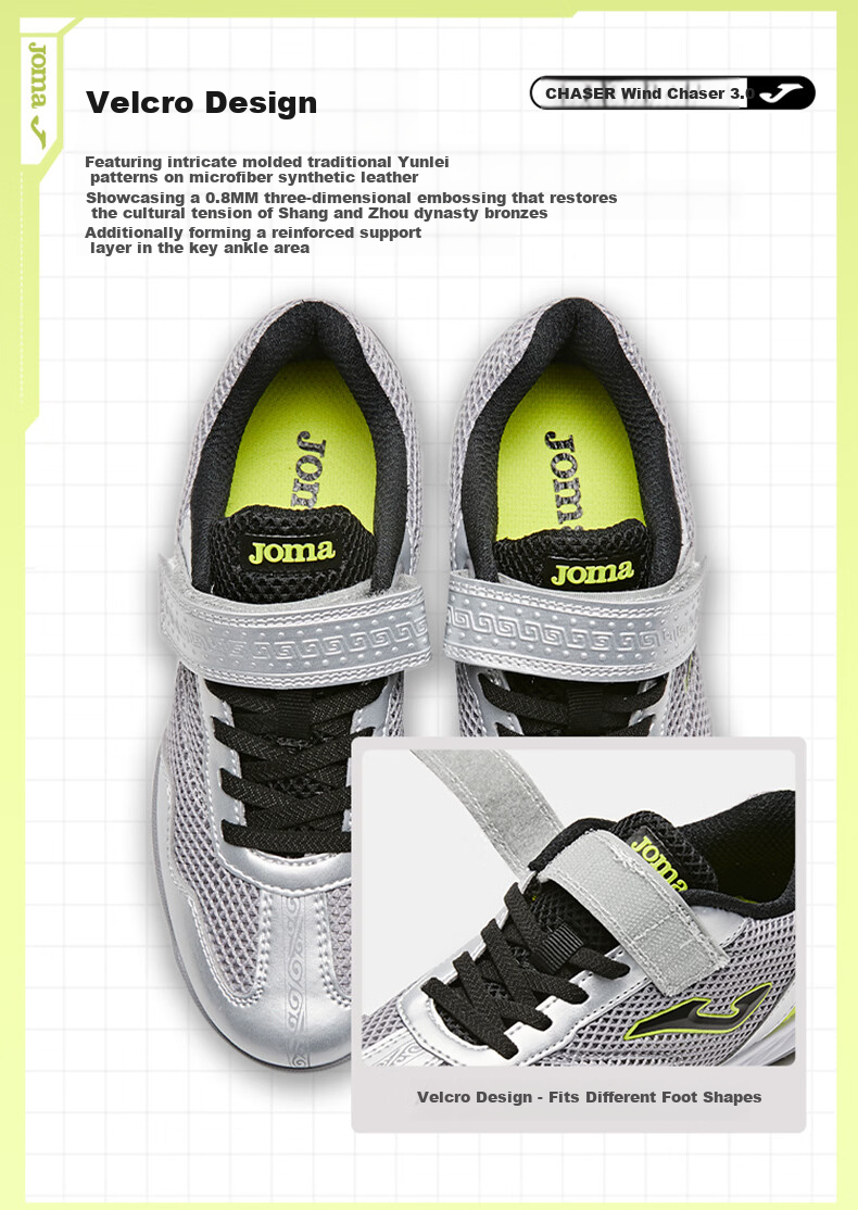 JOMA Kids Soccer Shoes TF Turf Studs Youth Primary School Professional Competition Training Sports Shoes Light Gray Size 28 6