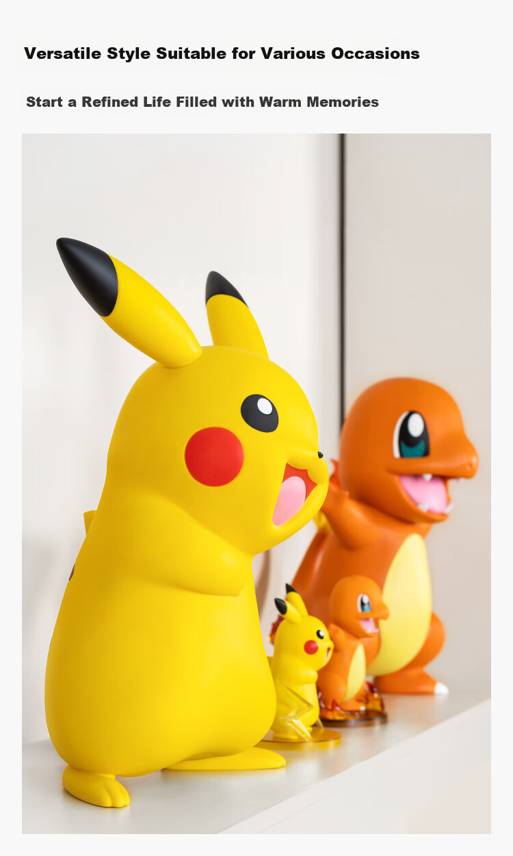 Funism Pokemon Charizard Figurine Toy, Living Room TV Cabinet Decoration, Birthday Gift, Large Size 2