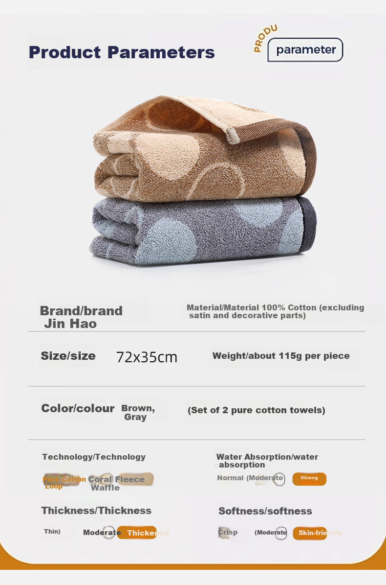 KING SHORE Towel, Pure Cotton Face Towel, Absorbent Solid Color Thickened Sports Face Cloth, Red, 72*34.5cm, 105g 6