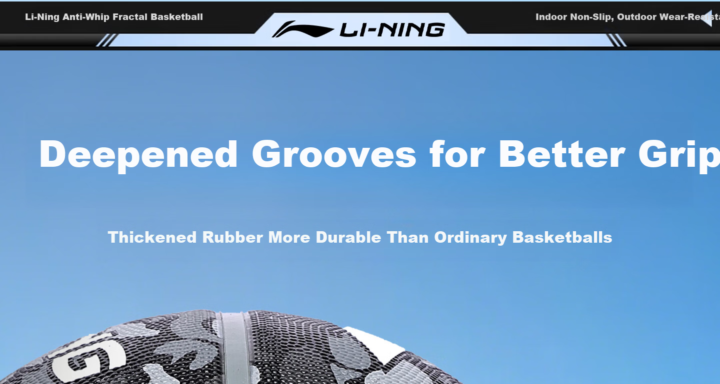 Li-Ning Basketball No.5 Children's Basketball for Ages 6-12, Primary School Training Basketball, Indoor and Outdoor Wear-Resistant Cement Court Basketball 21