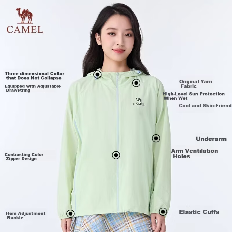 CAMEL Xiaoqing Shield Sunscreen Jacket Outdoor Sports Casual 2026 Spring Summer New Trendy Versatile Jacket Unisex G003
