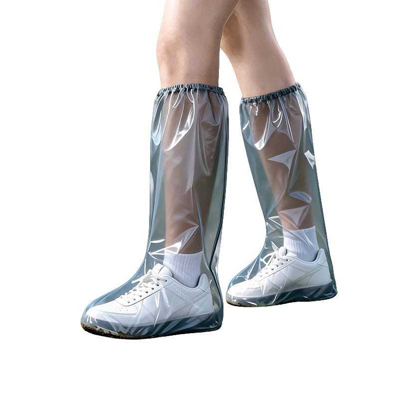 Kelorock Disposable Rain Shoe Covers Thickened Enlarged Outdoor Hiking Portable Men's Rain Shoes Women's Travel Essential
