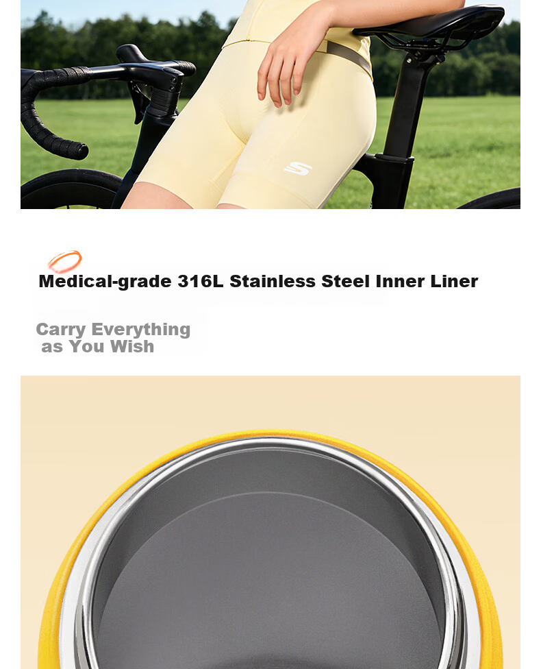 Skechers Mocha Phone and Tablet Stand Insulated 316L Stainless Steel High-Value Gift Retro Sunrise Yellow 8