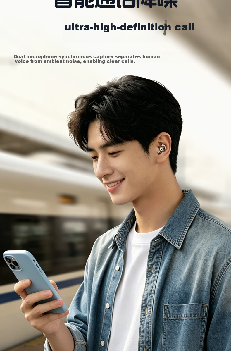Chengao Sleep Headphones Deep Sleep Pod Bluetooth Earphones Wireless Noise-Cancelling Sleep Earplugs Invisible Compact Side-Sleeping Compatible S6 Purple 13