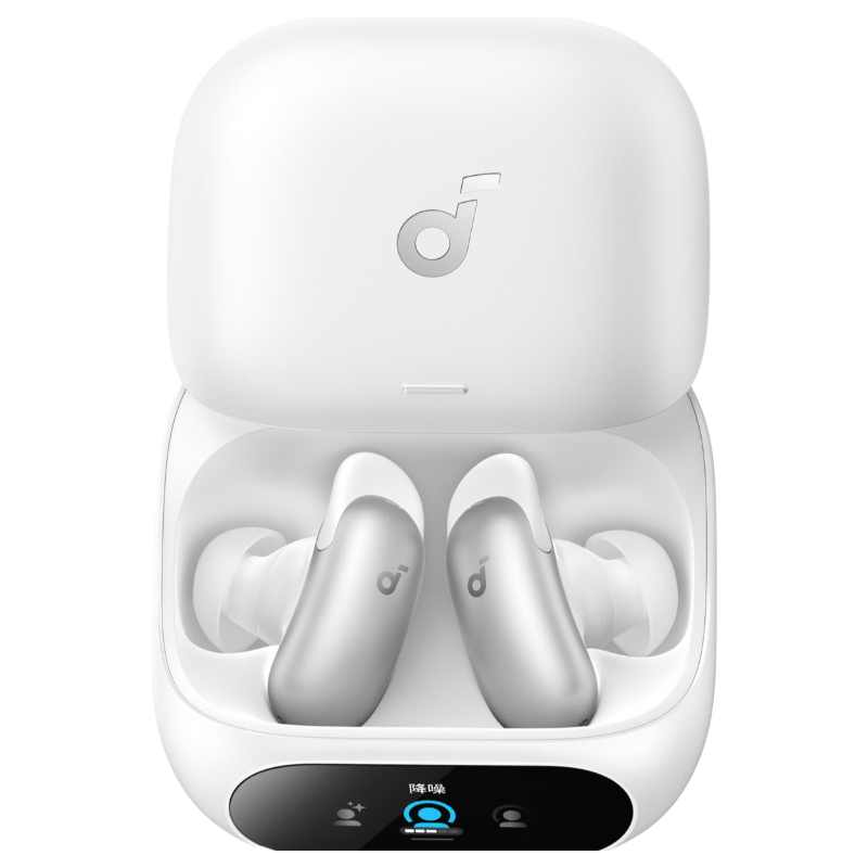 ANKER Noise Cancelling Pro Wireless Earbuds Clear Call AI Sound Restoration Dolby Audio Snow White
