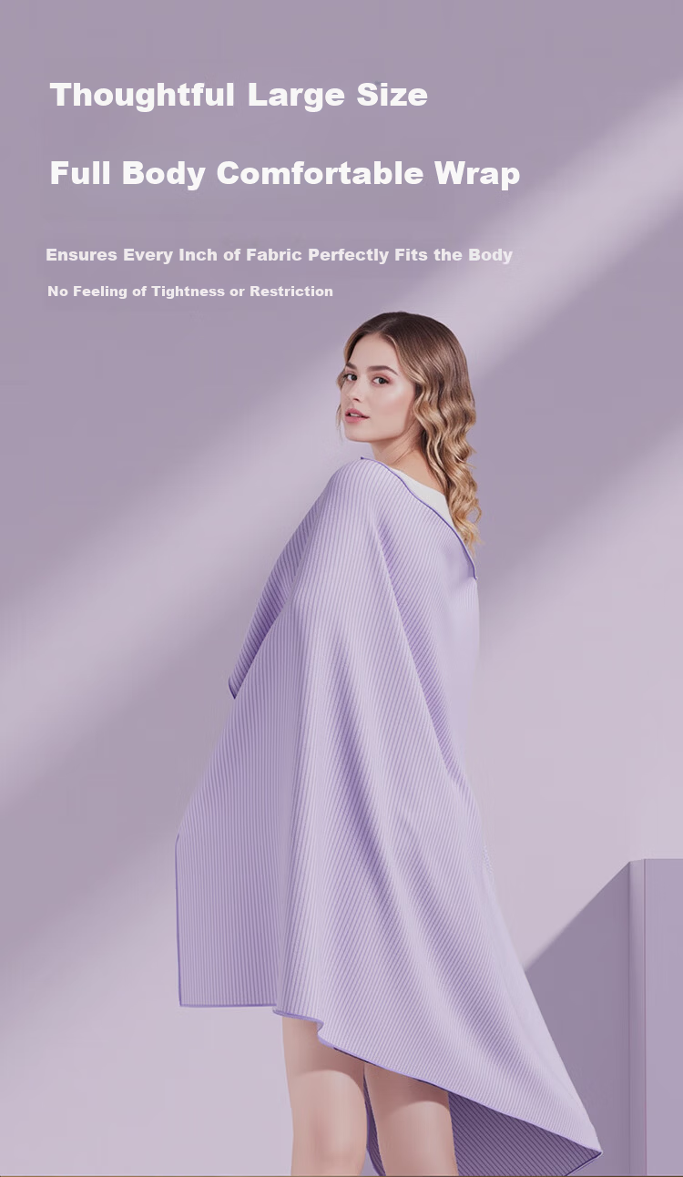 Disney Quick-Dry Bath Towel Swimming Towel Beach Shawl for Adults Women Sports Portable Spa Robe D96100 Light Purple 6