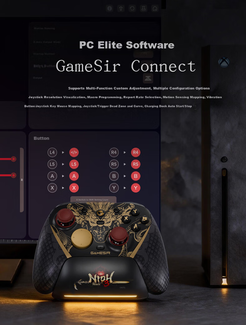 GAMESIR Tianwangxing Renwang 3 Co-Branded G7pro Game Controller, 8000Hz Polling Rate, 8K Wireless Switch 2 Bluetooth PC Steam Mobile Android Apex Horizo 16