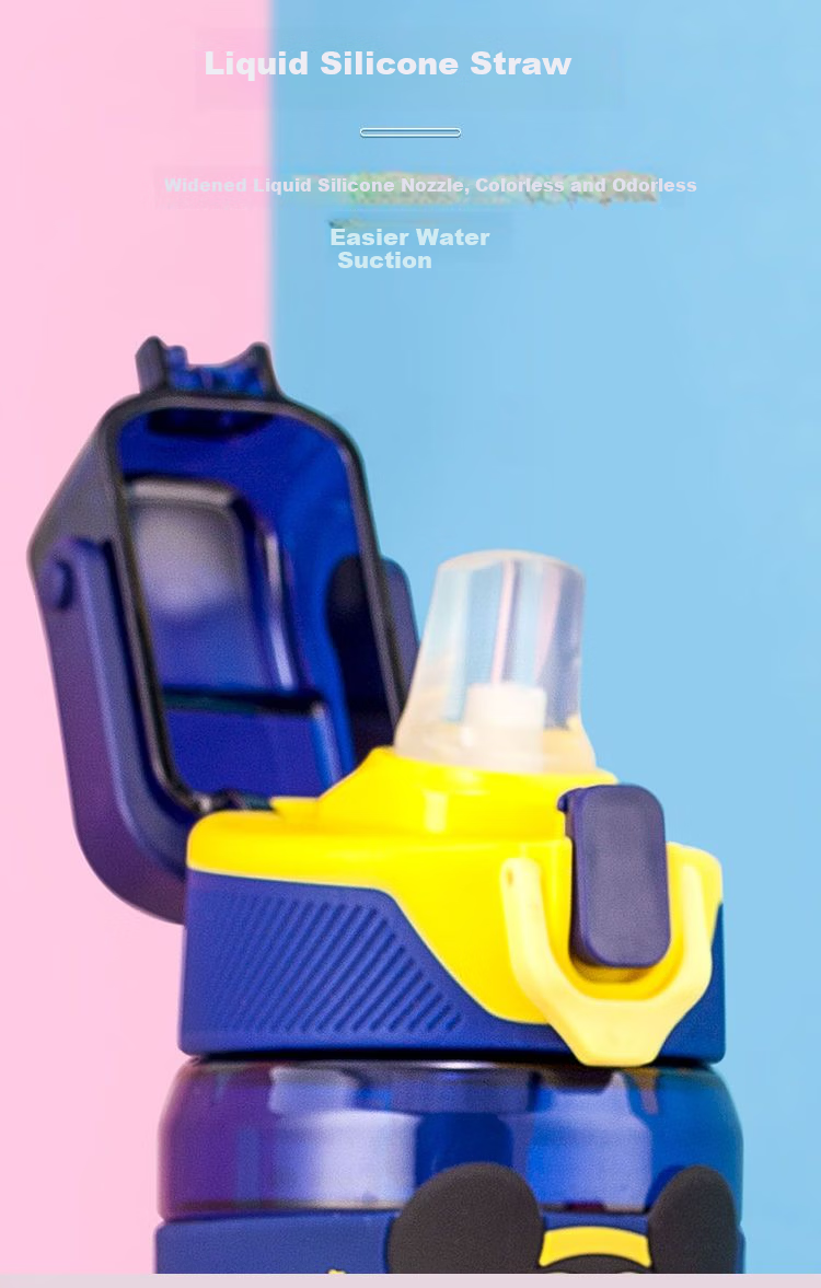 Disney Kids Water Bottle Summer Straw Cup Tritan Material Shatterproof Primary School Student Sports Water Bottle 540ml 6