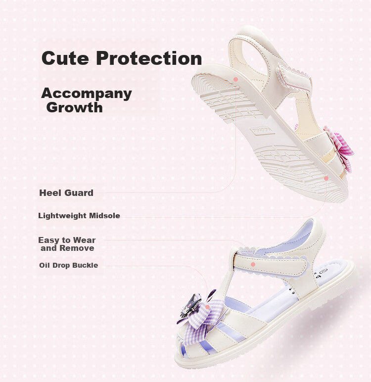 Balabala Sanrio balaOne Kids Sandals Girls 2026 Summer New Breathable Non-slip 3