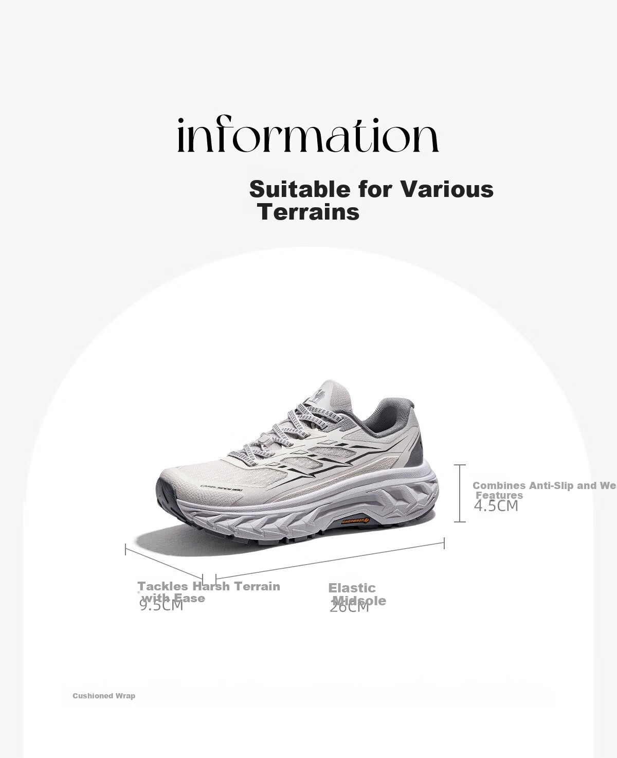 CAMEL [Wang Junkai Edition - Mountain Shadow] Off-Road Running Shoes Unisex Professional Outdoor Sports Cushioning Running Hiking Shoes 11